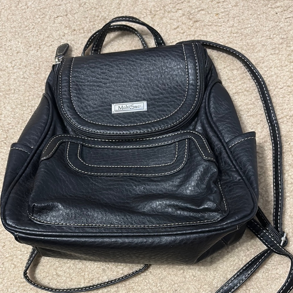 Multisac black backpack